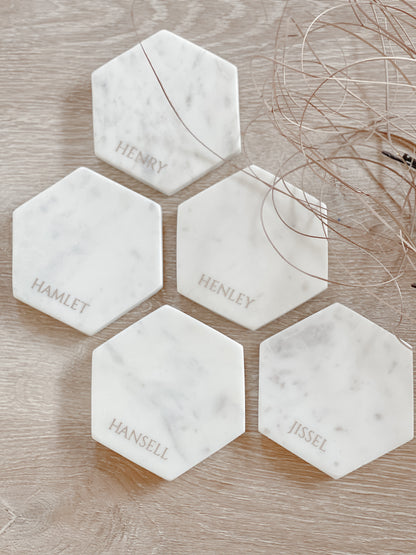 Personalized Marble Coaster