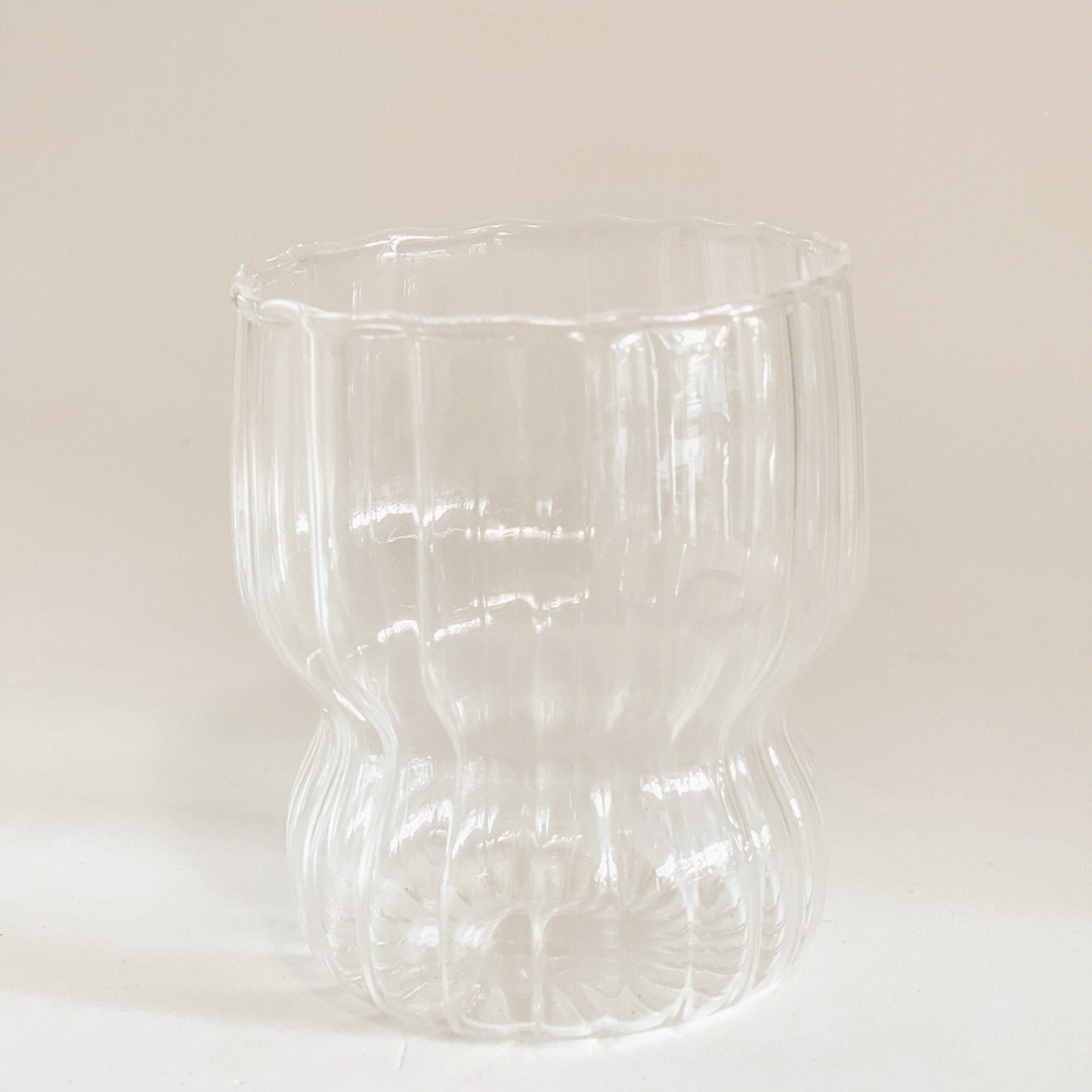 LITTLE STRIPED GLASS CUP