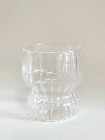 LITTLE STRIPED GLASS CUP